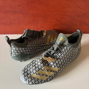 Adidas Freak Ultra “Money Edition” Football Cleats – Grey/Gold (Size 9.5)